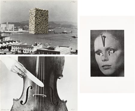 AUTORI VARI (PLESSI, STURLI, KUBISCH) - Lotto unico composto da 3 litografie