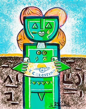 IBRAHIM KODRA (1918-2006) - Senza Titolo