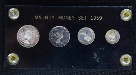 MAUNDY MONEY SET 1959 Il Maundy Money e' una monetazione speciale britannica...