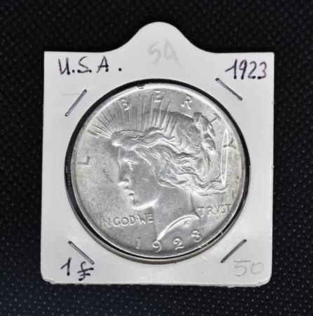 1 DOLLARO USA 1923 in argento