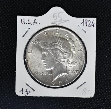 1 DOLLARO USA 1924 in argento