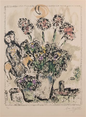 MARC CHAGALL (Lëzna 1887– Saint-Paul-de-Vence 1985) "Senza titolo", 1972....