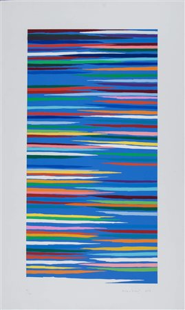 PIERO DORAZIO (Roma 1927 - Perugia 2005). “Senza titolo”, 1974. Litografia a...