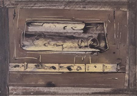 MARIO NANNI (Castellina in Chianti 1922 - Bologna 2019) "Senza titolo", 1963....