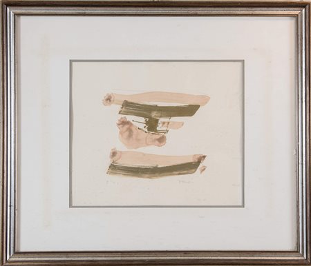 SERGIO ROMITI (Bologna 1928-2000) "Composizione", 1961. Tecnica mista e...