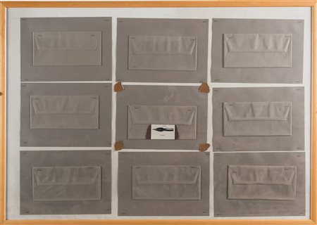 CONCETTO POZZATI (Vo' 1935 - Bologna 2017) "Senza titolo", 1976. Tecnica...