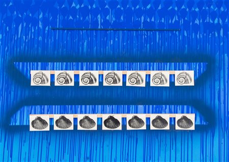 CONCETTO POZZATI (Vo' 1935 - Bologna 2017) "Senza titolo", 1976. Tecnica...