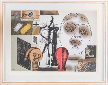 CONCETTO POZZATI (Vo’ 1935 – Bologna 2017) “”Prioritaria” per De Chirico”,...