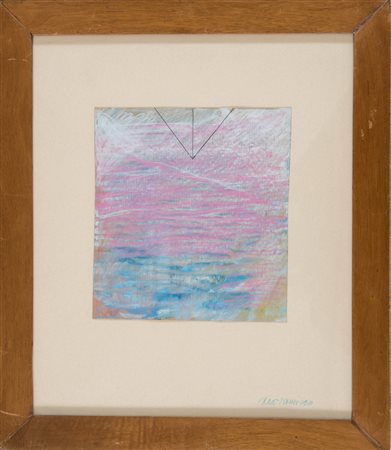 PIERO MANAI (Bologna 1951 - 1988) "Senza titolo", 1970. Tecnica mista su...