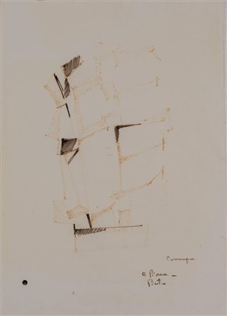 PIETRO CONSAGRA (Mazara del Vallo 1920 – Milano 2005) “Senza titolo”, fine...