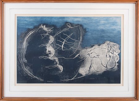 JEAN FAUTRIER (Parigi 1898 - Châtenay-Malabry 1964) "Composizione", 1947....