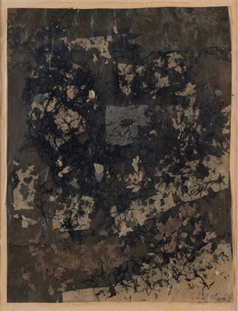 GERMANO SARTELLI (Imola 1925 - 2014) "Senza titolo", 1963. Tecnica mista su...