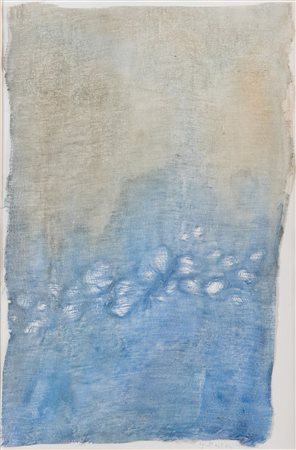 GERMANO SARTELLI (Imola 1925 - 2014) "Senza titolo". Tecnica mista su tela...