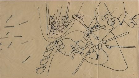 SEBASTIAN MATTA (Santiago del Cile 1911 – Civitavecchia 2002) "Senza titolo"....