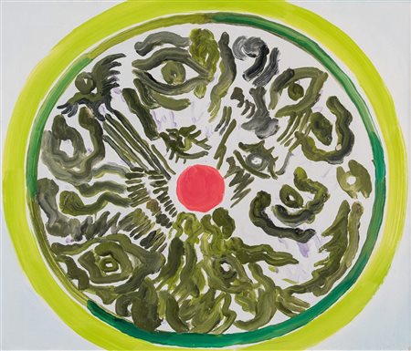 VIRGILIO GUIDI (Roma 1891 - Venezia 1984) "Nuovo tipo di cosmo", 1967. Olio...