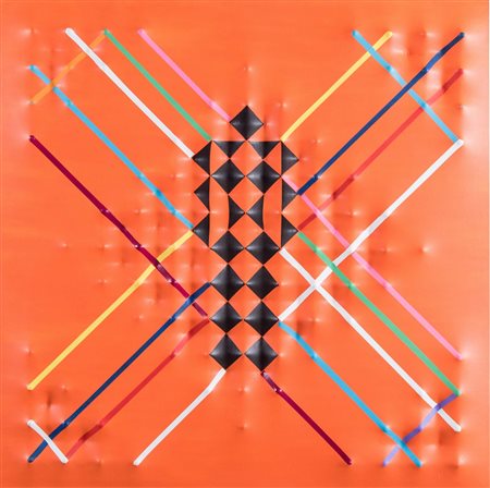 PIERPAOLO NUDI (San Marco Argentano 1971) "Sospensioni dimensionali". Olio su...