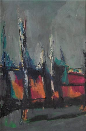 BRUNO PULGA (Bologna 1922 - 1992) "Senza titolo", prima metà anni '50...