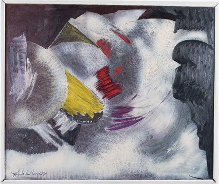 PAOLO DA SAN LORENZO (San Lorenzo in Campo 1935) "Mondo del 2088", 1988. Olio...