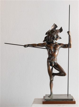UGO ATTARDI (Genova 1923 - Roma 2006) "Ulisse". Scultura in bronzo. cm....