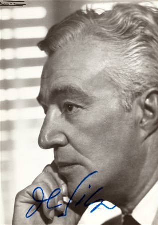 De Sica, Vittorio - Foto cartolina firmata