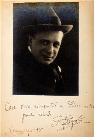 Fregoli, Leopoldo - Foto con dedica