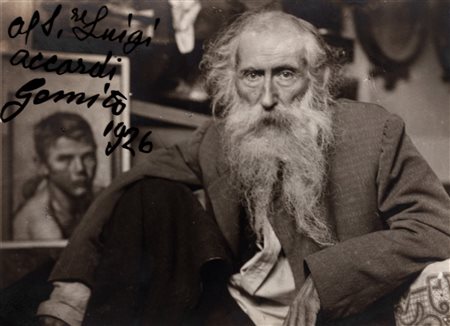 Gemito, Vincenzo - Foto con dedica 