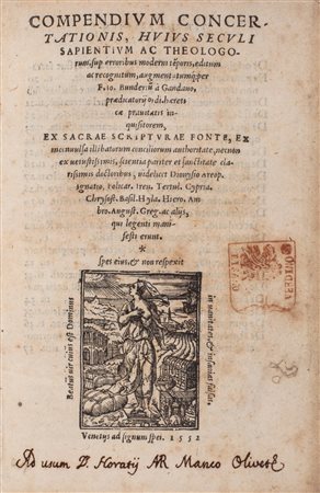 Bundere van den, Jean - Compendium concertationis, huius seculi sapientium