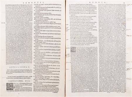 Terenzio Afro, Publio - P. Terentius Afer cum commentariis Aelii Donati, Guidonis Iuuenalis Cenomani, Petri Marsi in omnes fabulas