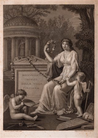 Visconti, Ennio Quirino - Illustrazioni de' Monumenti scelti borghesiani già esistenti nella Villa sul Pincio