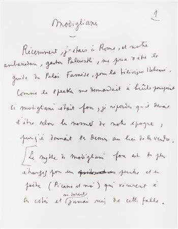 Cataloghi d'arte / Modigliani, Amedeo - Modigliani