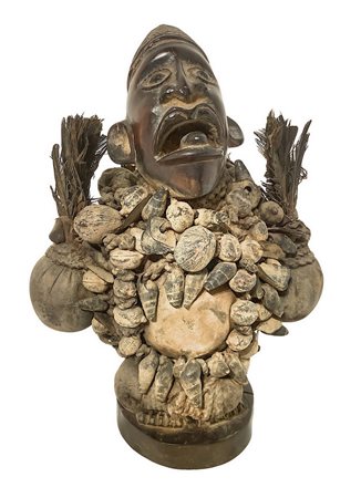 Feticcio BaulÃ¨, D.R. Congo, seconda metÃ  del XX secolo. H cm 32