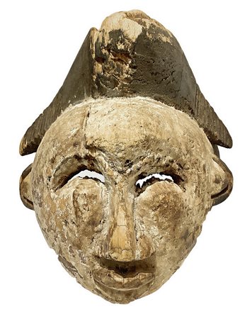 Maschera Punu, Gabon, prima metÃ  del XX secolo. H cm 25