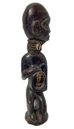 Feticcio Bakongo, Yombe Nkisi Nkondi, D.R. Congo, prima metÃ  del XX secolo. H Cm 35