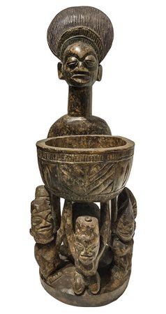 Yoruba, Porteuse Dâ€™eau Aveltete, Nigeri, inizi XX secolo. H 76