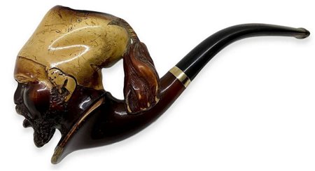 â€œ Personaggio Turco â€œ - Vienna, Austria. Seconda metÃ  del 1800.
h. cm.8, lung. cm. 15, diametro cm. 3.