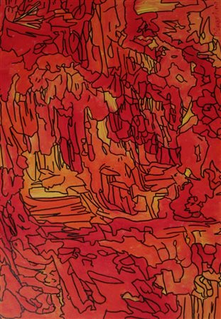 CONTORNISTA ASTRATTO Savigliano (Cuneo) 1978 Estate 2010 Acrilico su tela...