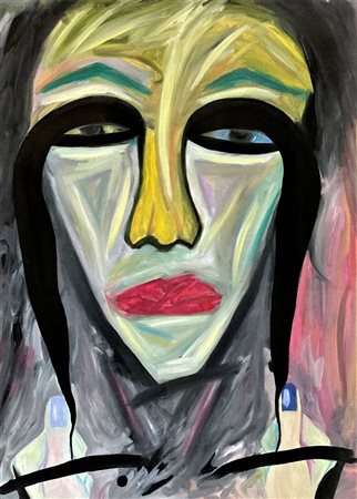 LINEDOT MILANO (MILANO) 1989 IT'S ABOUT BEING DRIVEN 2020 OLIO SU TELA...