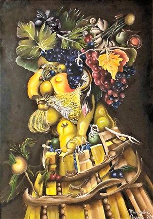 ARENA MARIACELESTE Messina (ME) 1993 Omaggio a Giuseppe Arcimboldo 2014 Olio...