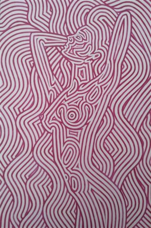 UGONI MARCO Milano (Milano) 1972 Diva 2021 Vinilico su tela 30,00x20,00x2,00...