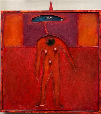 LISCHETTI LUCA Laveno (Va) 1950 Senza titolo Tecnica mista su tavola5...