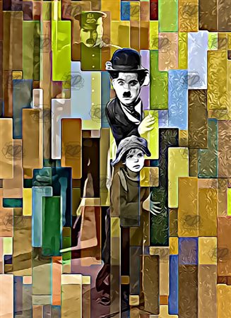 DE LEO RAFFAELE taranto (taranto) 1970 Chaplin Modern 2020 FINE ART - GIGLèE...