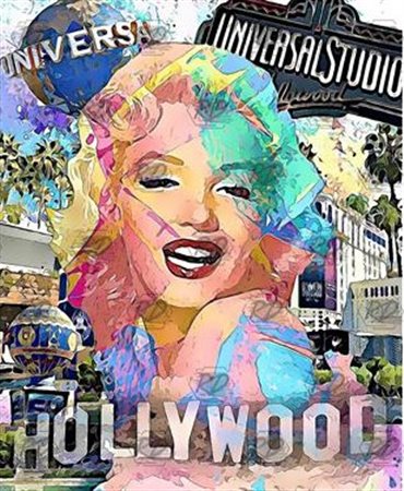DE LEO RAFFAELE taranto (taranto) 1970 MARILYN HOLLYWOOD 2020 FINE ART -...