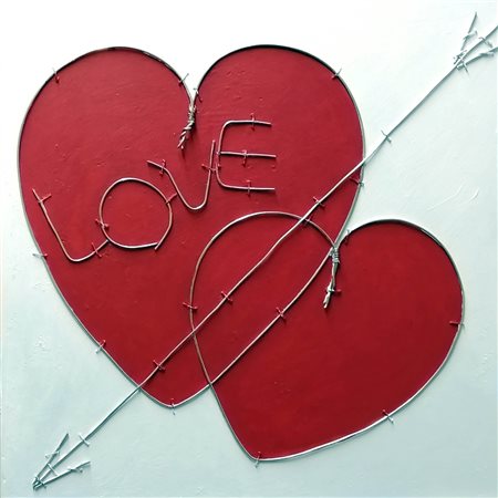 DELL'AVERSANA PIETRO Sant'Arpino (Caserta) 1963 "Love" 2021 Scultura e...