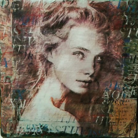 FECOLA ALAN castellanza (varese) 1980 Memories 2021 mista su tavola su telaio...