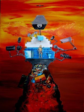 CARRIERI CESARE Grottaglie (TA) (Taranto) 1993 Consolatio 2015 Acrilico su...