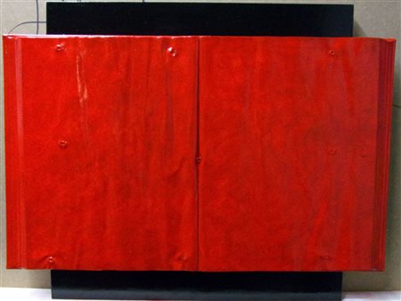 DELL'AVERSANA PIETRO Sant'Arpino (Caserta) 1963 "Libro Rosso" 2018 Scultura...