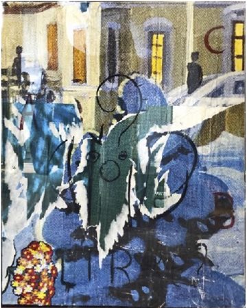 Mimmo Rotella Senza titolo Anni '90