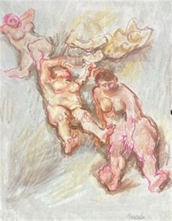 Fausto Pirandello Bagnanti 1947