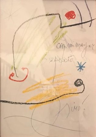 Joan Mirò Senza titolo 1974