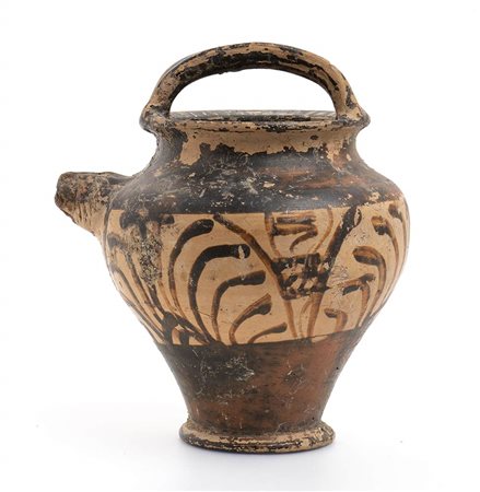 GUTTUS A FIGURE NERE
Produzione etrusco-laziale, IV - III secolo a.C.